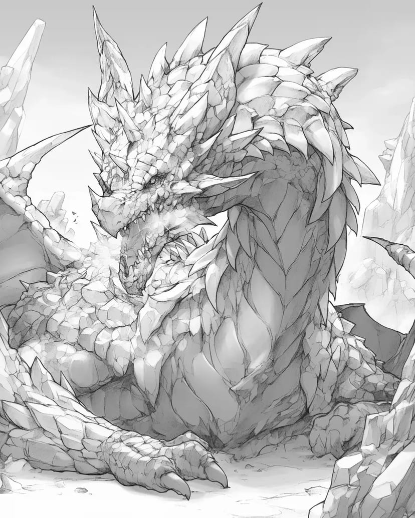 氷のドラゴン