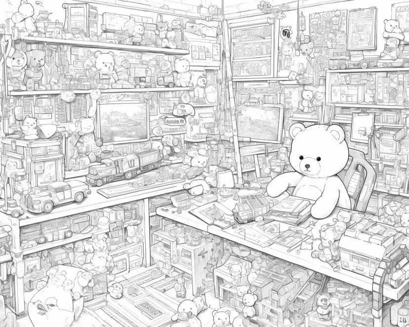 くまのベアーの秘密の書斎