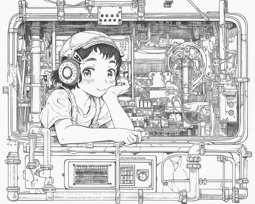 未来のメカニック少女