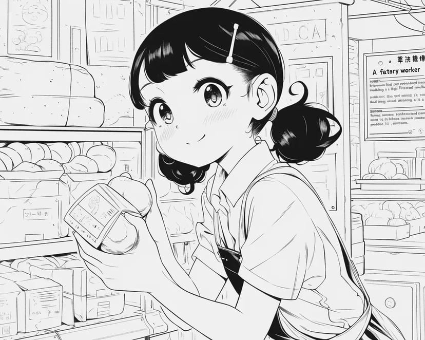 パン屋さんの少女