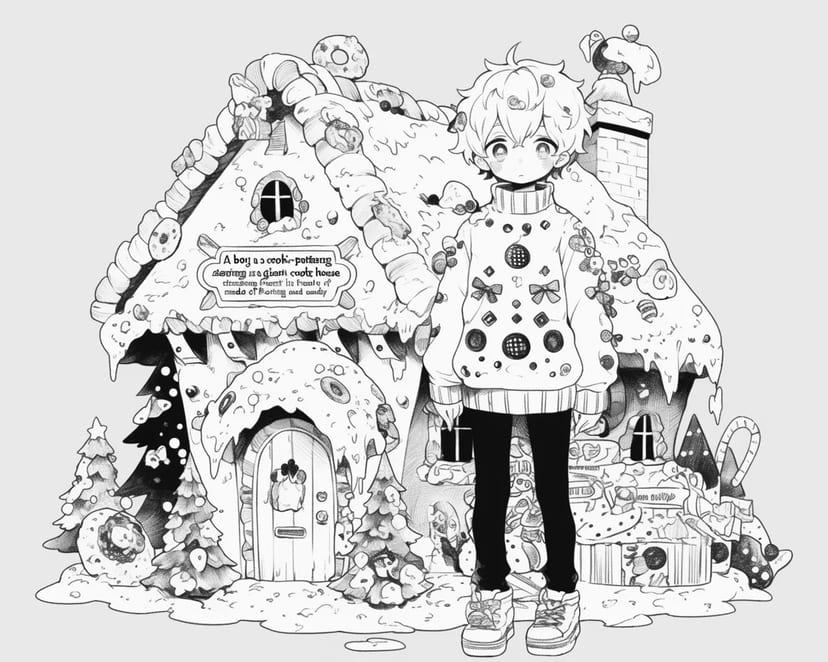 お菓子の家と少年