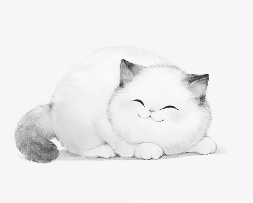 Senyum Kucing Berbulu