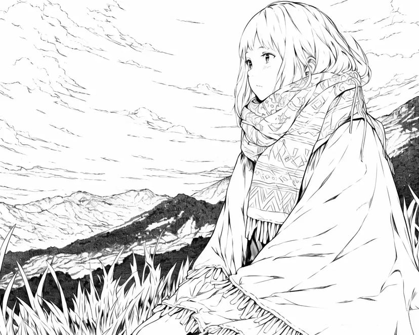 山頂での静かなひととき