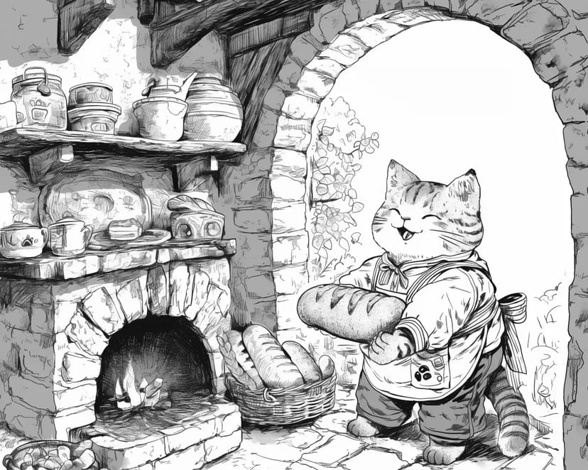 パン屋の猫