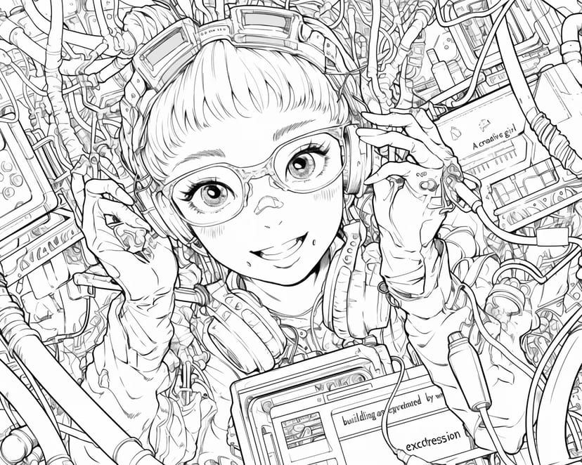 未来のテクノロジー少女
