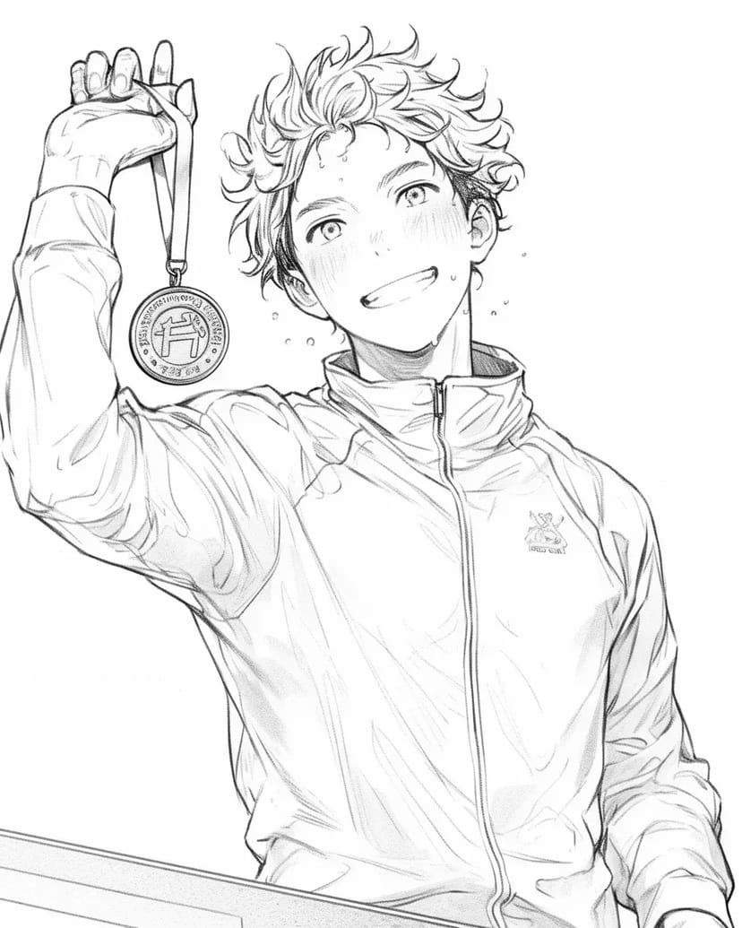 勝利のメダル