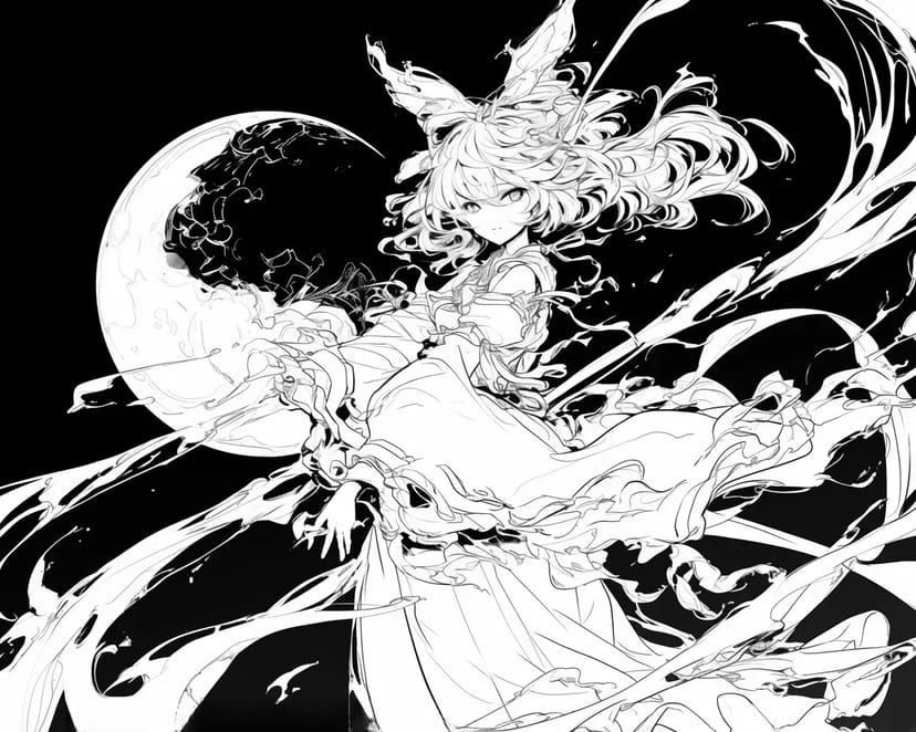 月夜の魔法少女