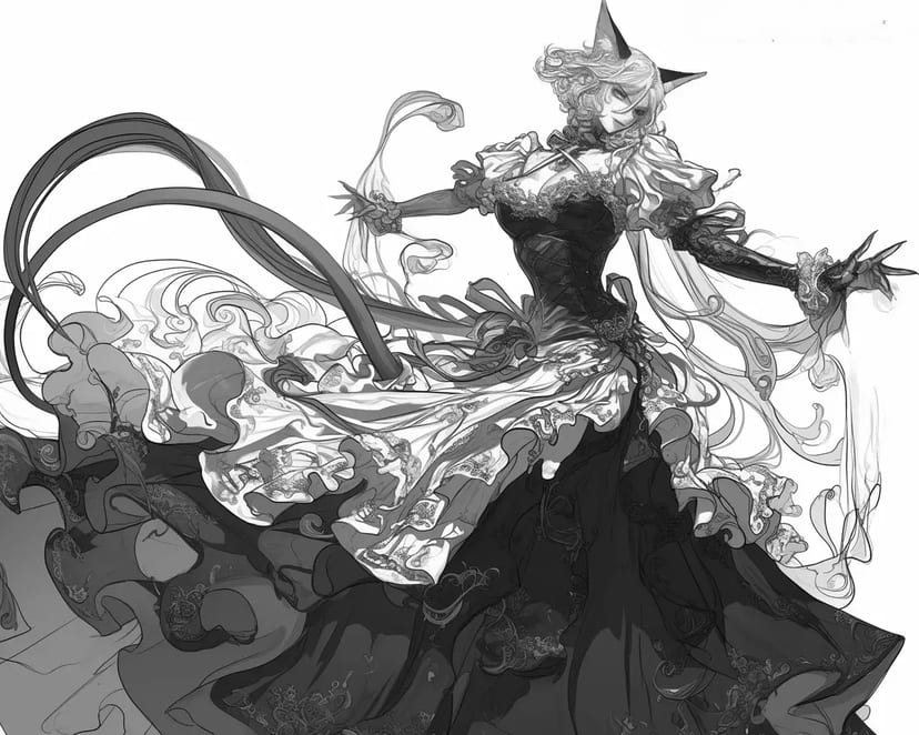幻想的な魔女
