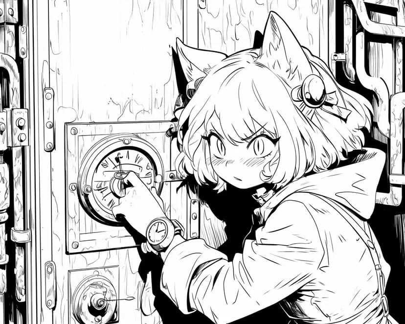 猫耳探偵の秘密の金庫
