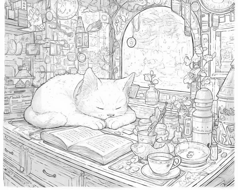 猫の夢心地