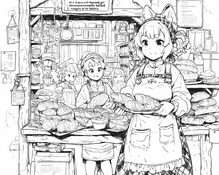 パン屋の少女