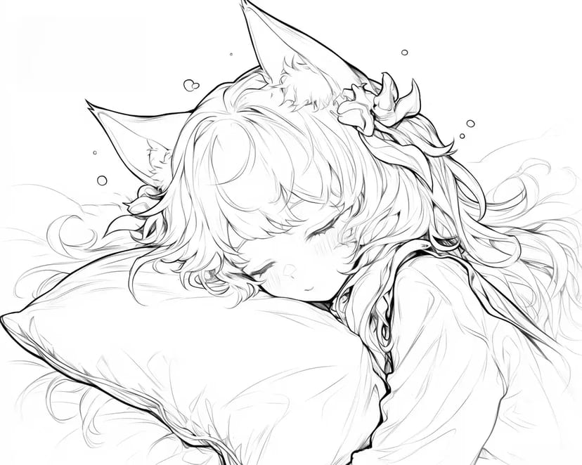 猫耳の眠り
