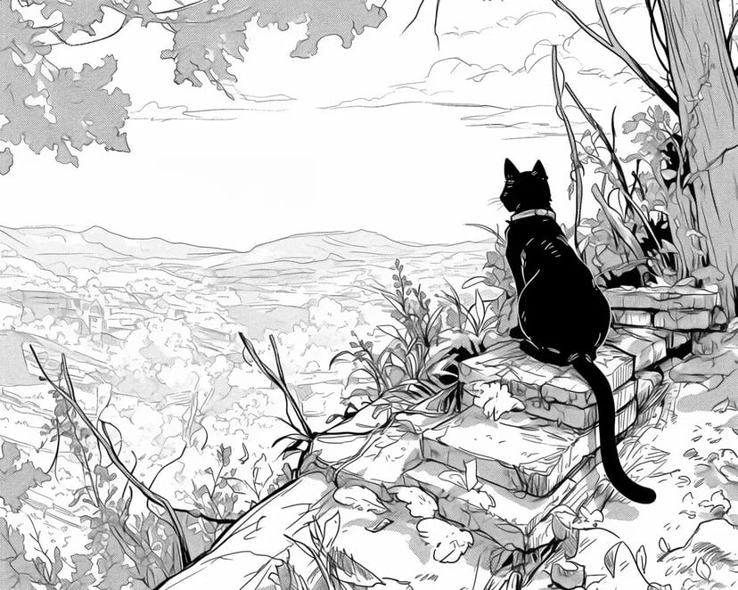 猫の最後の別れ