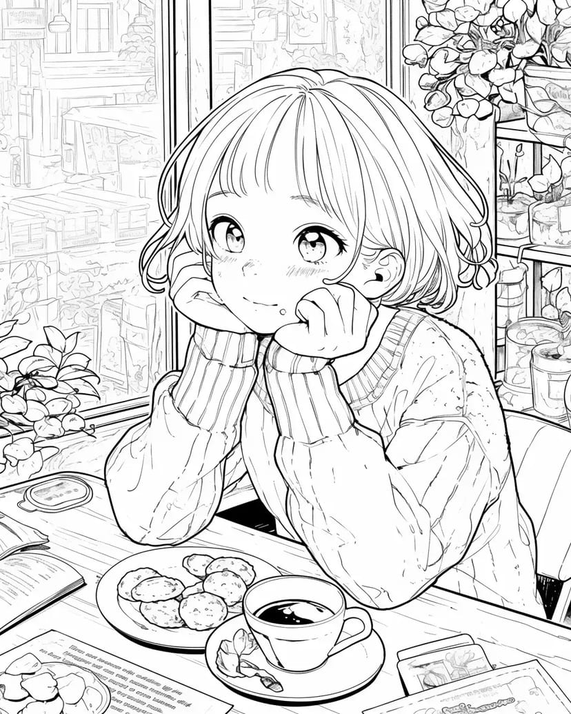 カフェでのひととき