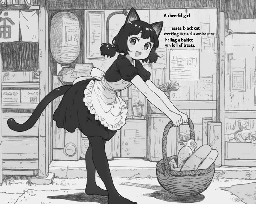 Pembuat Roti Kucing Hitam