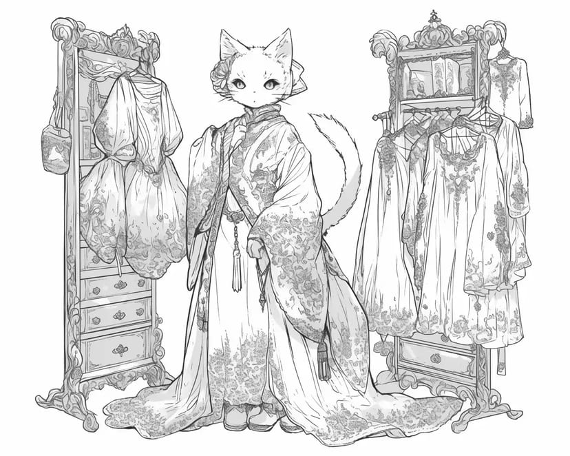 おしゃれな猫の着物選び