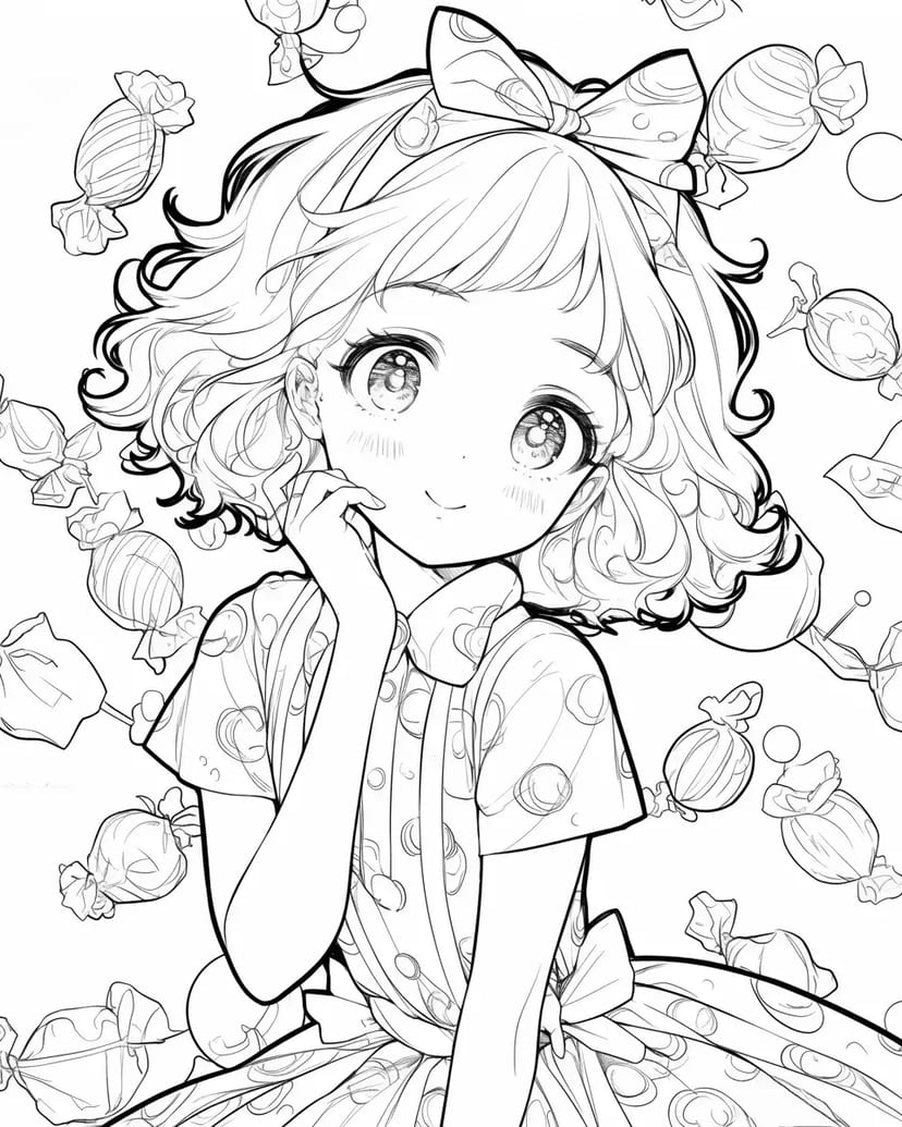 キャンディーと少女