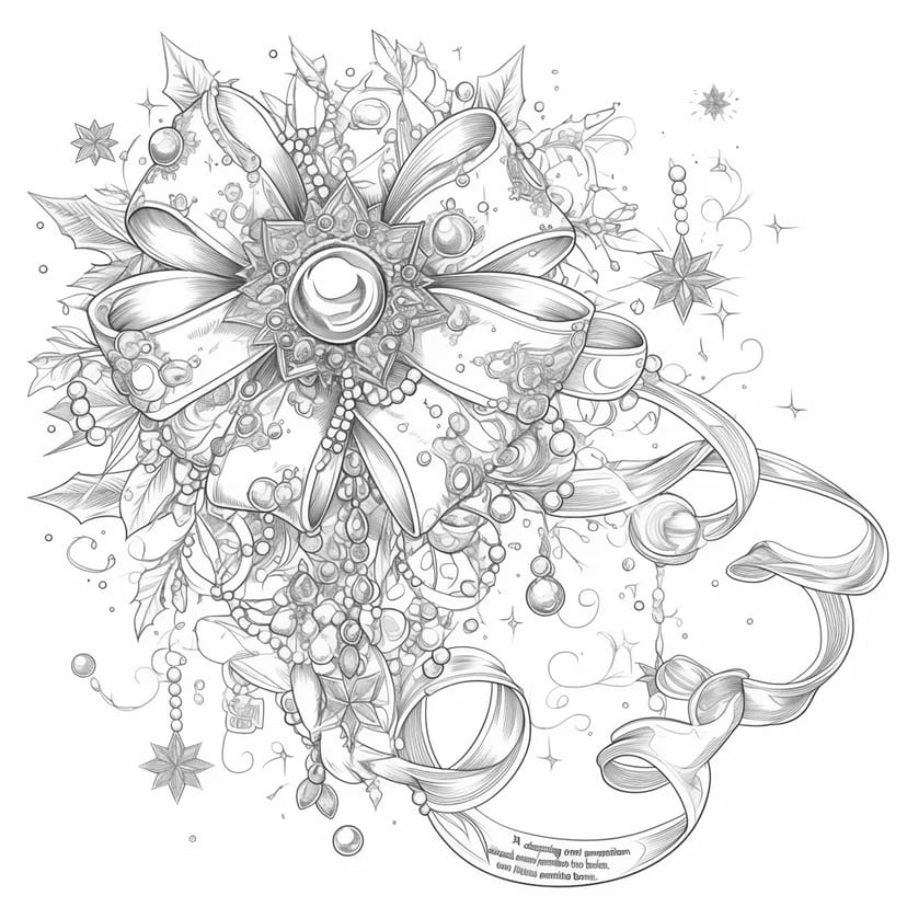 華やかなリボンのアート