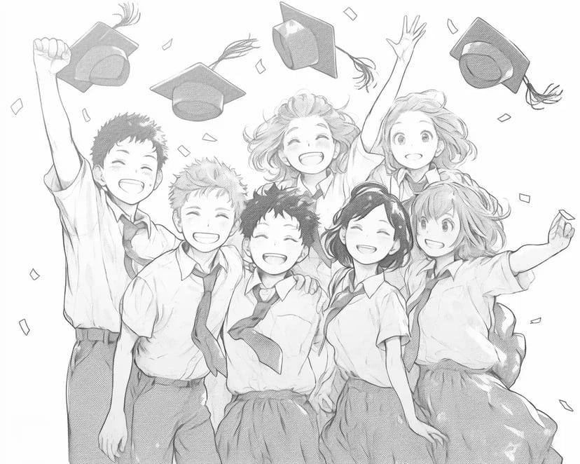 卒業の喜び