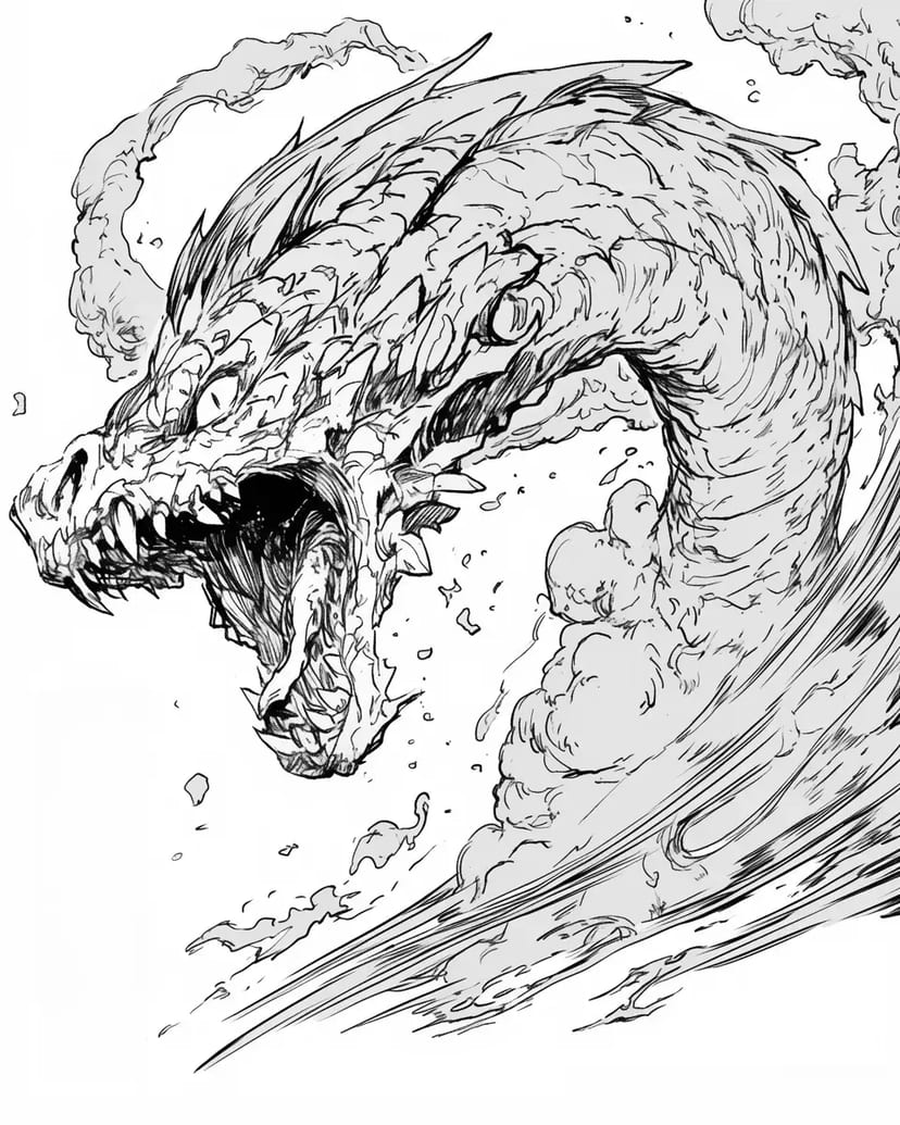 嵐を駆けるドラゴン