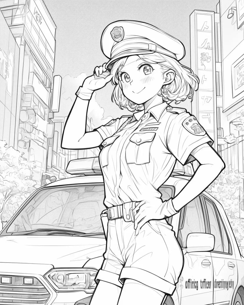 街角の警官