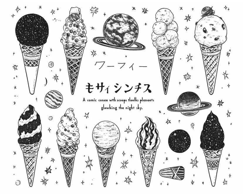 宇宙のアイスクリーム