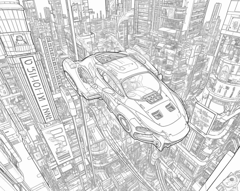 未来の空飛ぶ車