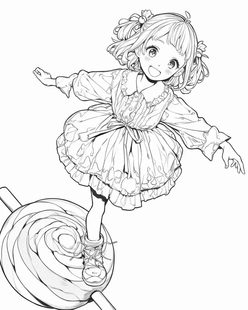 幸せなバランスガール