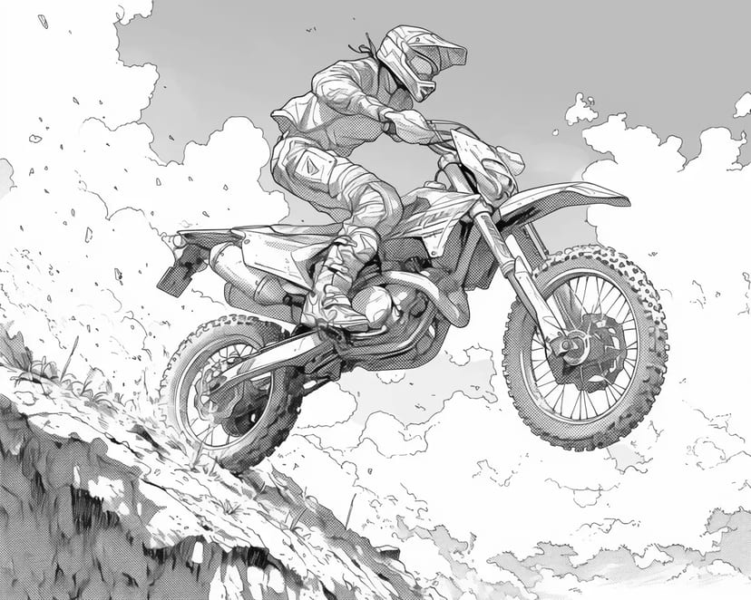 バイクで冒険