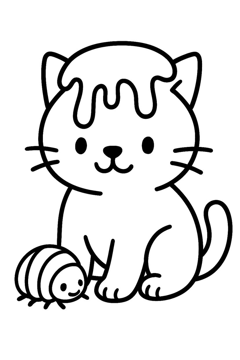 ハチミツキャットと虫の友達