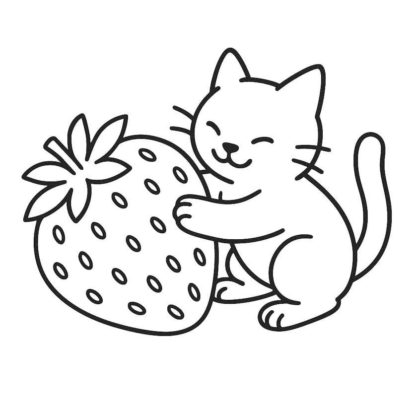 いちごと猫