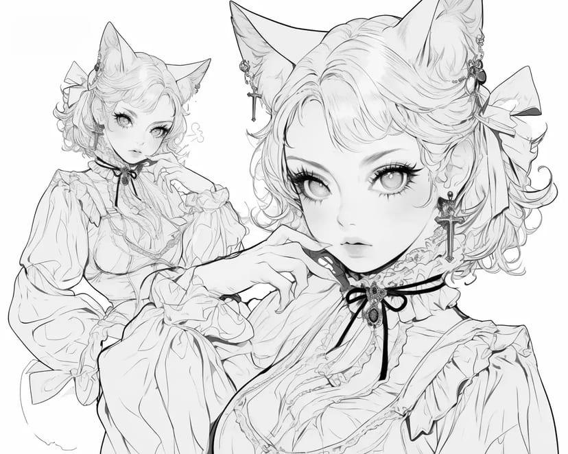 ネコ耳の少女