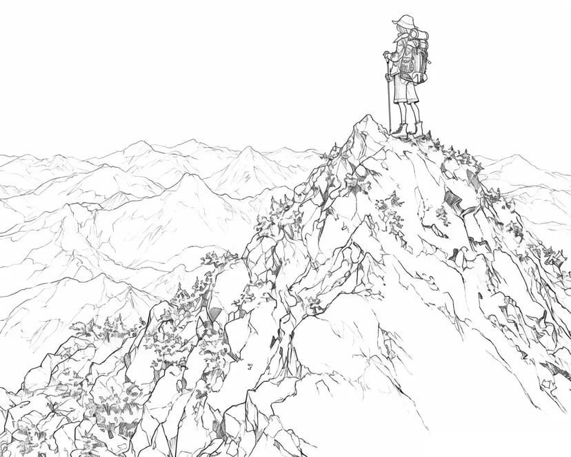 山の冒険者