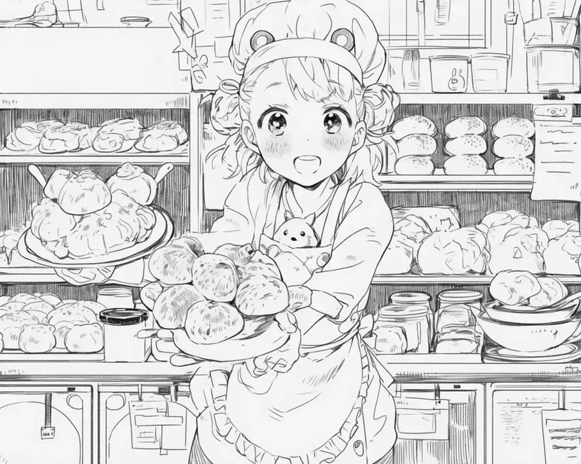 パン屋の笑顔