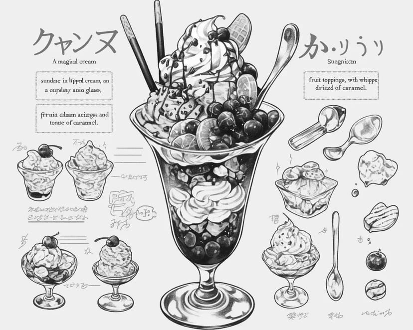 魔法のクリームパフェ