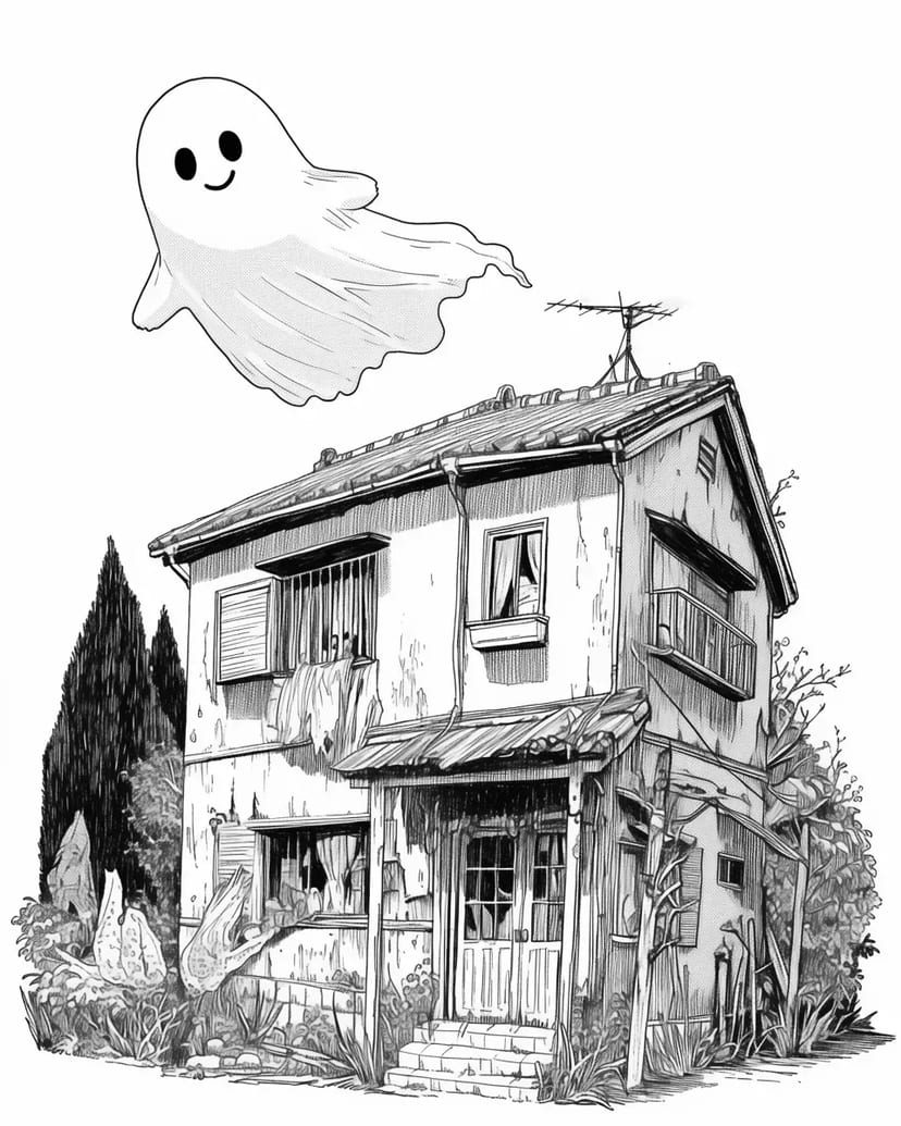 おばけのいる古い家