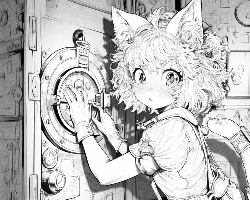 不思議なカフェの猫少女