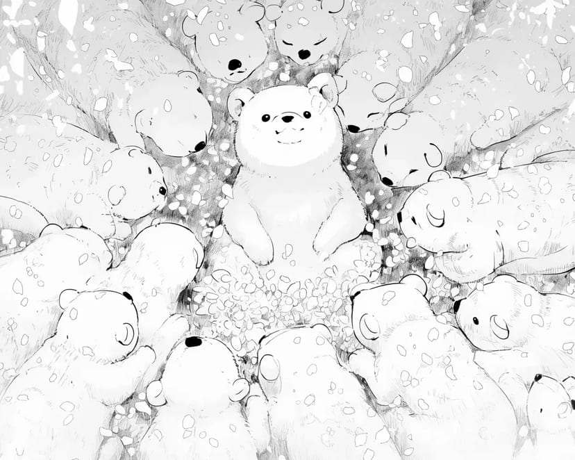 クマたちの集い