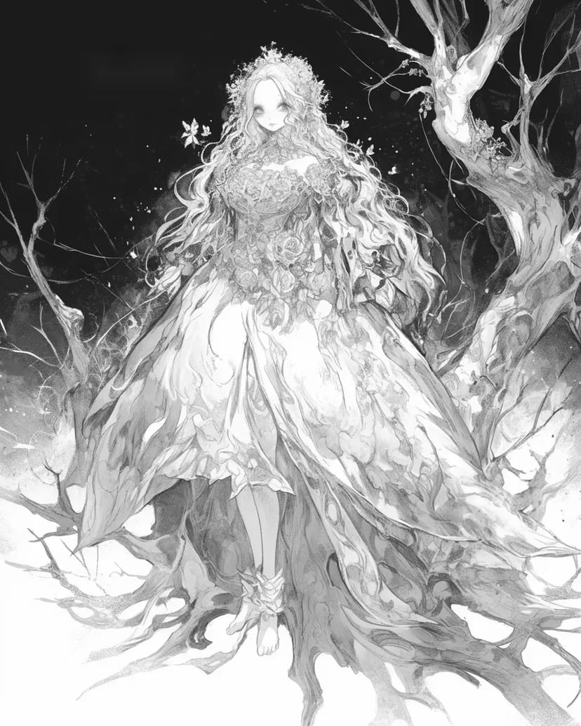 冬の精霊の少女
