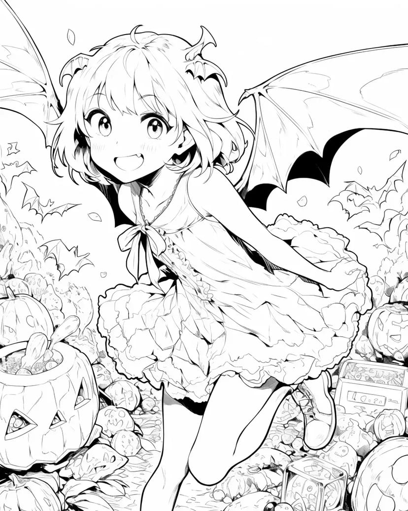 ハロウィンの笑顔