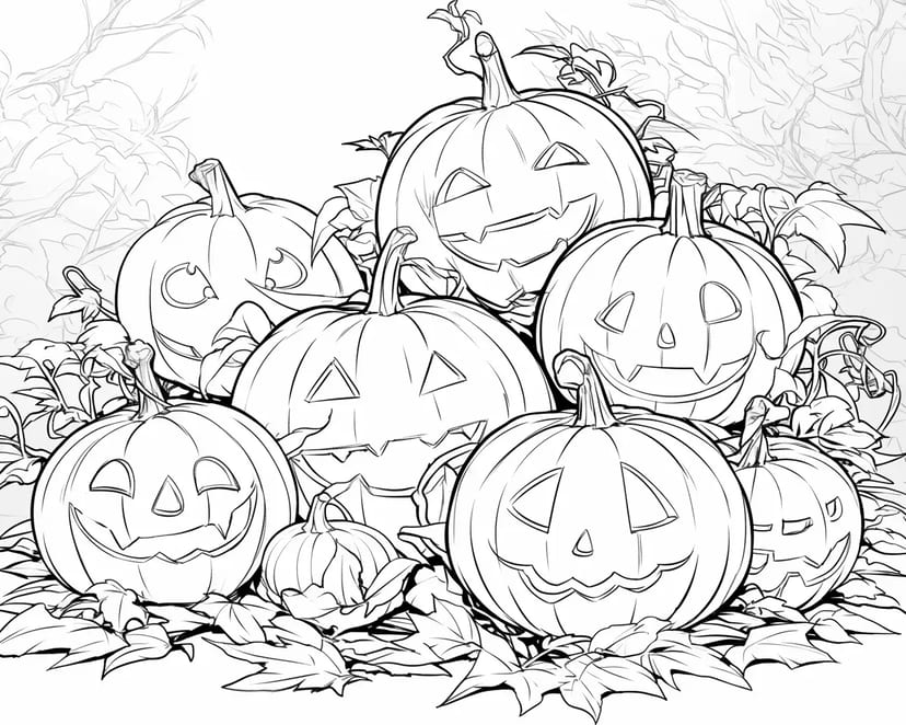 ハロウィンのかぼちゃたち