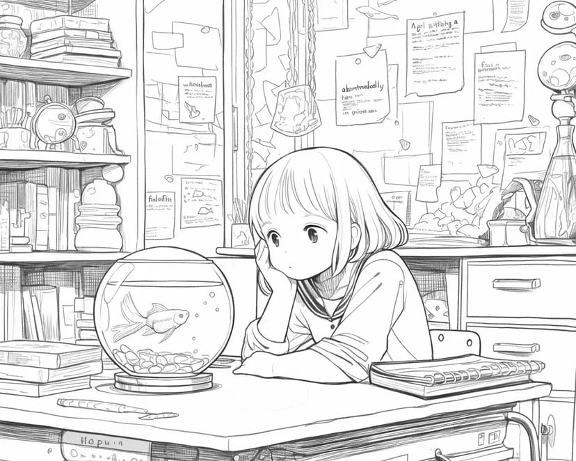 水槽の中の友達