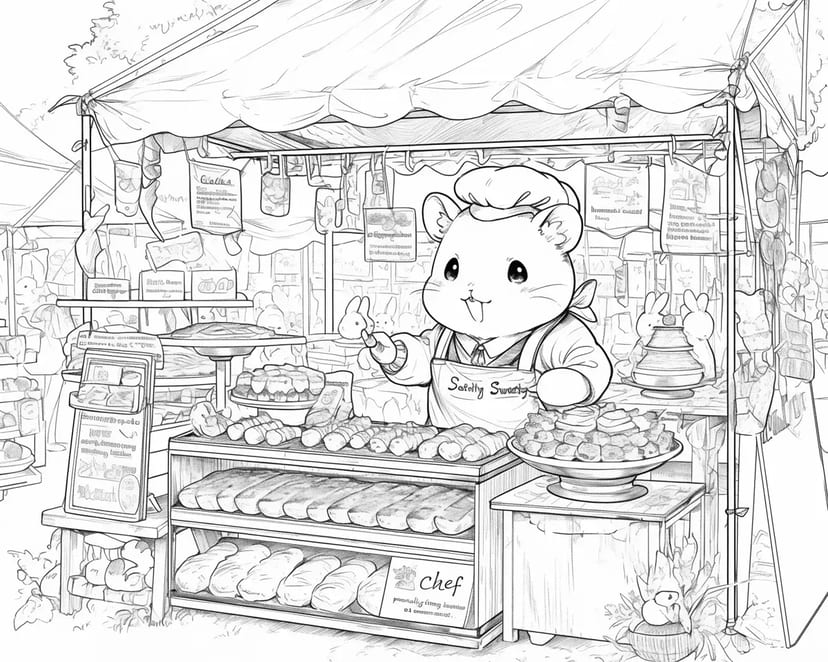 ハムスターのパン屋さん