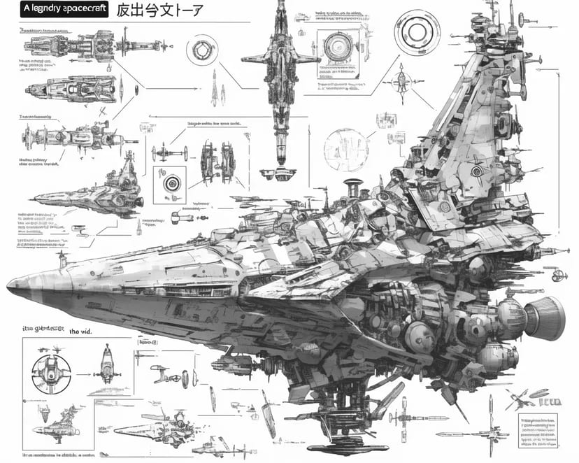 伝説の宇宙船設計図