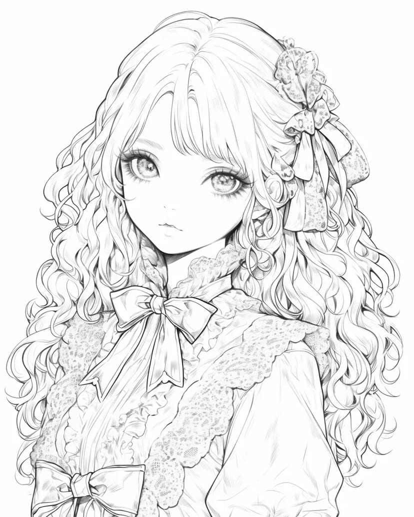 美しい人形の少女