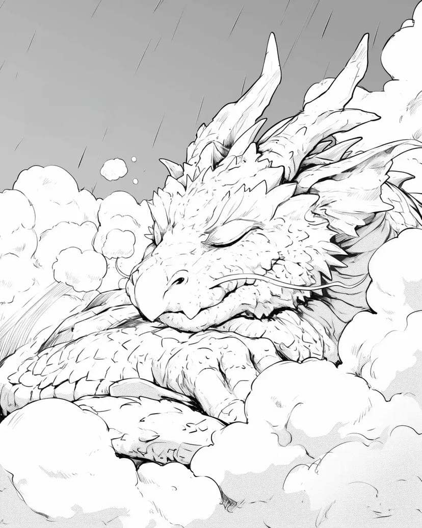 嵐のドラゴン