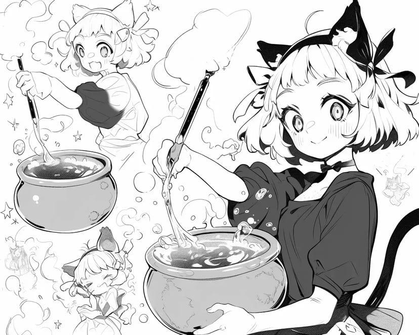 魔法の猫耳少女
