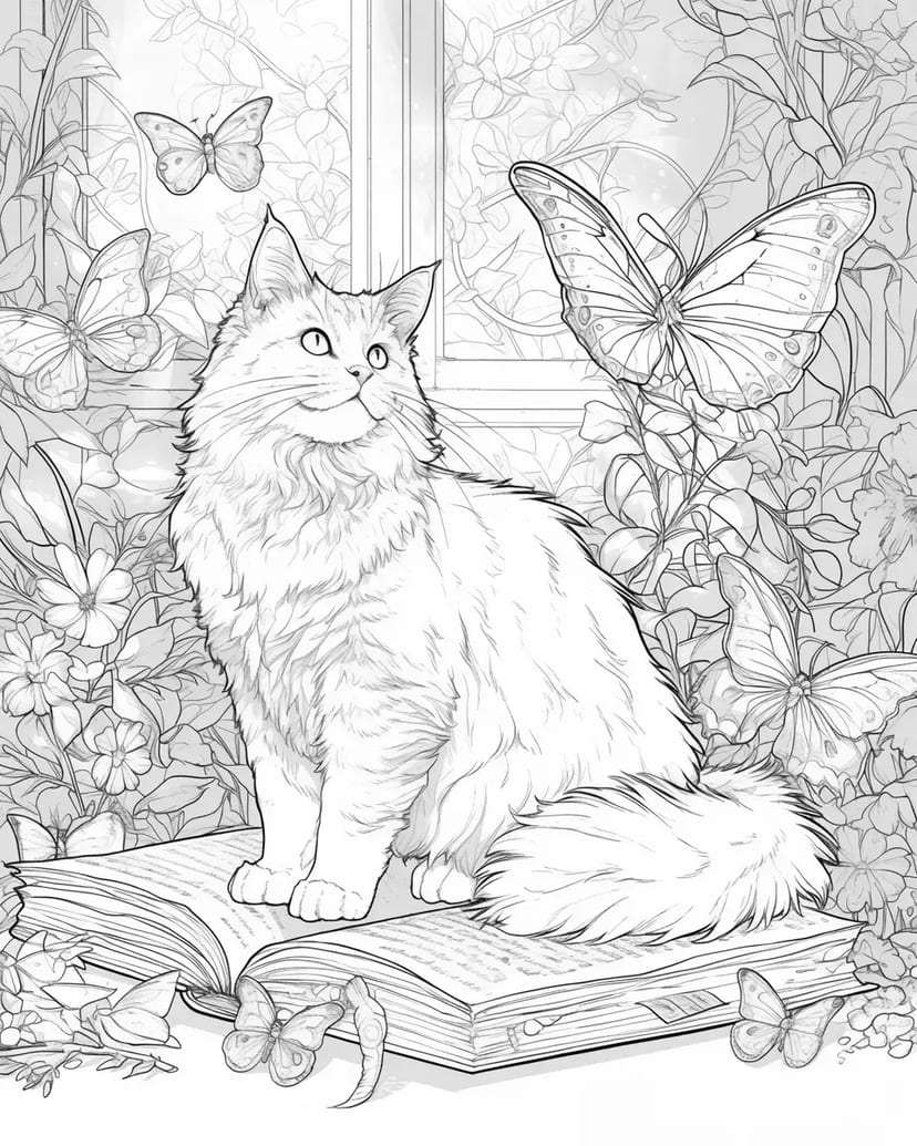 女王の庭の猫
