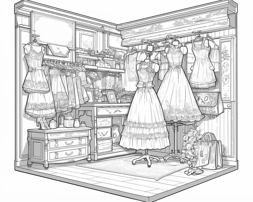 ドレスのブティック