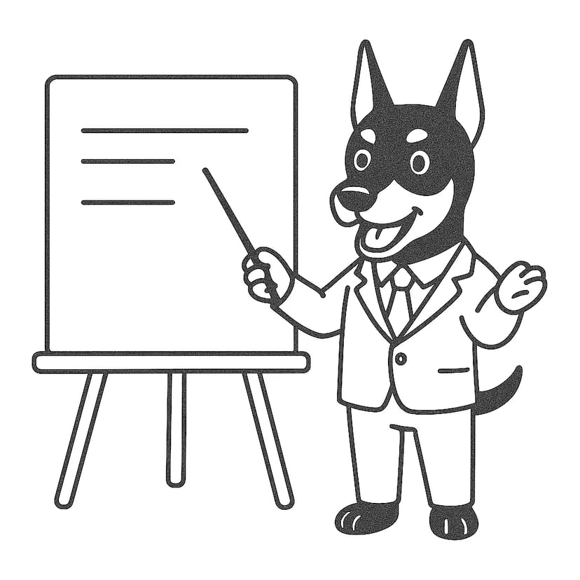 プレゼンテーション犬